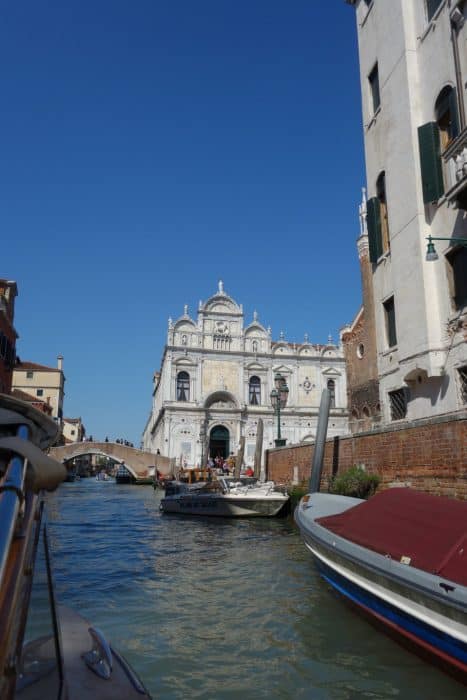 Touring Venice by the water: The best way to see both the unknown and unknown areas of this unique city!, walks of italy, tour of venice, boat tour, off the beaten path, off the beaten track, canals, boat, st george's island, tower, views, cathedral, local guide,