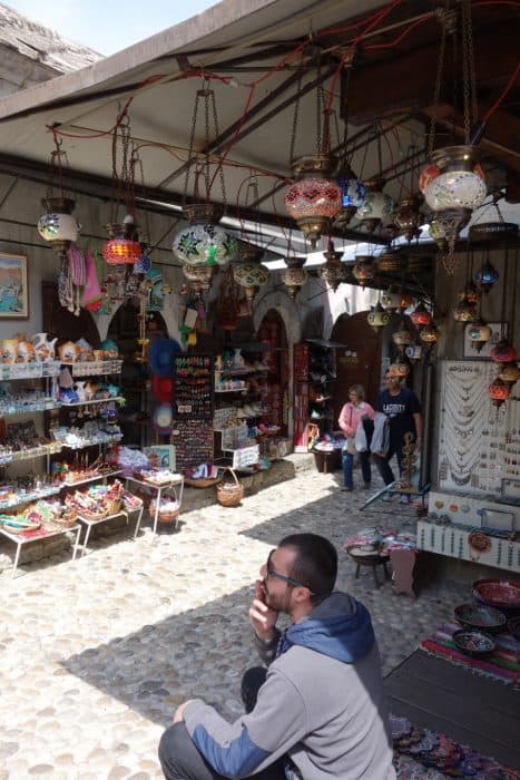 Stari Most, bazaar, old town, things to do in mostar, guide to mostar, bosnia, bosnia and Herzegovina, Koskin-Mehmed Pasha's Mosque, The Turkish House (Kajtaz), The crooked bridge (Kriva Cuprija), mountains, 