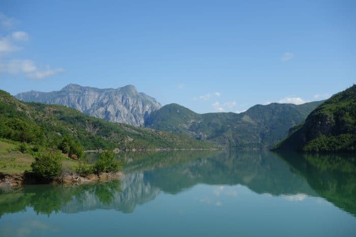 The 3 hour ferry ride through the mountains of Northern Albania that blew us away (and should be on everyones bucket list!), shkoder, skhoder, albania, tirana, mountains, adventure, hike, off the beaten track, off the beaten path, explore, ferry, valbona, albanian alps, Koman, komani, lake, local, rural, fjords, feirze, things to do in Albania, things to see