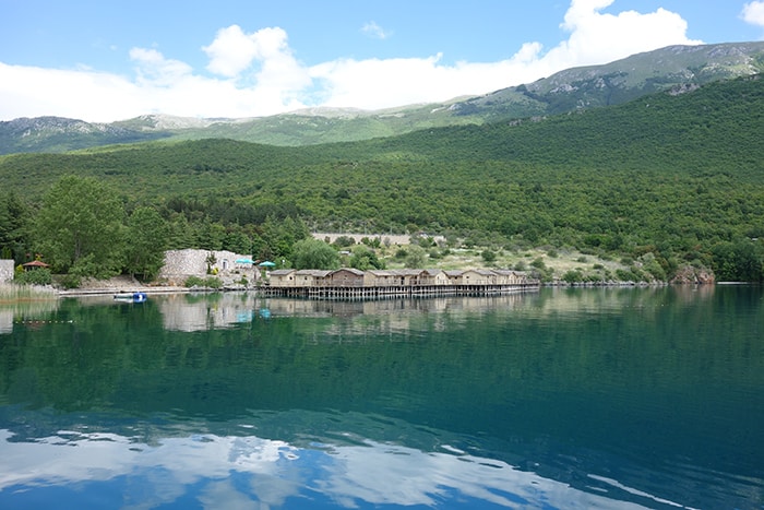 Taking the 2.5hr ferry across Lake Ohrid to the stunning St. Naum Monastery, Macedonia, svet naum, things to do in ohrid, albania, border, passport, adventure, explore, beautiful, balkans, best places to see, things to see, trips from ohrid, bay of the bones, church, paintings, frescos, ferry trip, water, swim, beach, crossing the albanian macedonian border on foot, off the beaten track, off the beaten path
