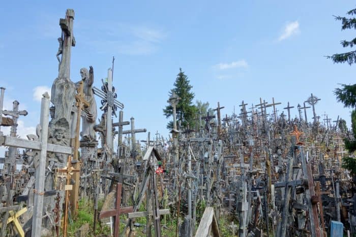 hill of crosses, travel, backpacking, travelling, traveling, europe, Ukraine, kiev, chernobyl, Warsaw, Poland, Latvia, riga, Lithuania, vilnius, Estonia, Tallinn, Finland, Helsinki, ferry, things to do, what to do, night bus, coach, transport, hostels, 