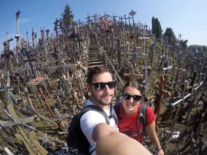hill of crosses, travel, backpacking, travelling, traveling, europe, Ukraine, kiev, chernobyl, Warsaw, Poland, Latvia, riga, Lithuania, vilnius, Estonia, Tallinn, Finland, Helsinki, ferry, things to do, what to do, night bus, coach, transport, hostels, 