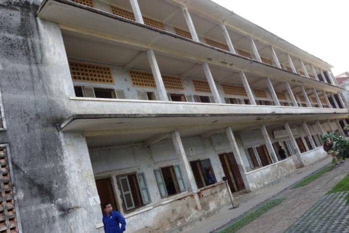 Visiting the Khmer Rouge Killing Fields of Choeung Ek & The Tuol Sleng Genocide Museum at S-21, Pol Pot, Khmer Rouge, what happened in Cambodia, Cambodian war, communism, genocide, Auschwitz, skulls, murder, how to get to the killing fields, prison, Phnom Penh, things to see, things you must see, what to do in Phnom Penh, guide, history, Choeung Ek Phnom Penh, entrance fee, stupa, 