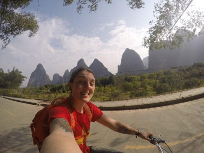 A guide to the Guilin area of China: Yangshuo, Xingping and beyond, Things to do in Guilin, what to do, guide, where to stay in Guilin, how to get to Yangshuo, bus, train, minibus, transport, time, farms, rural, climbing, hike, bamboo raft, scams, karst, mountains, river, Li, Yulong, cycling, bike, hire a bike, this old place, sadder street, guilin china, guilin tour, guilin weather, guilin travel,yangshuo china, yangshuo hotels, guilin yangshuo, yangshuo hostel, yangshou rock climbing, Yangshuo mountains, li river cruise, Xingping china, Xingping this old place international hostel, backpacking china, adventure activities, adreneline, traditional, explore, Two days exploring the peaks, rivers and farms of wonderful Xingping & Yangshuo via bikes, boats and boots!