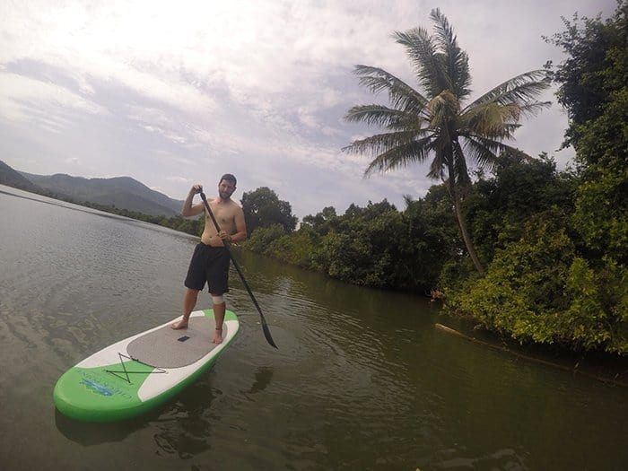 Kampot things to do, things to do in Kampot, what to do in Kampot, Cambodia, Beach, Coast, Coastal, Stand Up Paddleboarding through the mangroves of Kampot on an extra ordinary Cambodian Boxing Day, Stand up Paddle board, SUP, adventure, activities, outdoors, river, sea, swim, checkpoint, stand up paddleboarding kampot, kampot adventure activities, things to do in kampot, Kampot SUP, kampot river, salt flats kampot, Cambodia Boxing Day