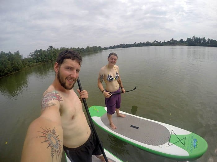 Kampot things to do, things to do in Kampot, what to do in Kampot, Cambodia, Beach, Coast, Coastal, Stand Up Paddleboarding through the mangroves of Kampot on an extra ordinary Cambodian Boxing Day, Stand up Paddle board, SUP, adventure, activities, outdoors, river, sea, swim, checkpoint, stand up paddleboarding kampot, kampot adventure activities, things to do in kampot, Kampot SUP, kampot river, salt flats kampot, Cambodia Boxing Day