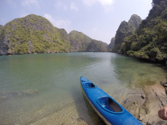 Heading to Cat Ba island and doing amazing Ha Long bay on a backpacker budget, Ha Long Bay Vietnam, Ha Long bay cruise, Ha Long bay tours, Ha Long bay trip, Halong bay, Kayak, cheap, budget, from Hanoi, Ha Long bay without a tour, Money island, hike, monkeys, beach, swim, karst, mountain, Cat Ba Vietnam, Cat Ba Island, Cat ba hotel, Cat Ba island Vietnam
