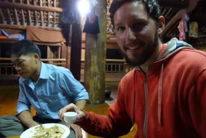 Staying With A Local Tribal Family In Yen Bai, Vietnam. 16 Staying with a local tribal family in a bamboo house in Yen Bai, Vietnam. A true off the beaten track adventure made possible by our motorbikes, yen bai, Thác Bà Lake, Vu Linh, rice wine, tribe, local, off the beaten track, off the beaten path, authentic, real, travel, home stay, family, happy water, tet, vietnam new year, homestay in vietnam, bao yen bai, motorbike through vietnam, motorbike tour vietnam,