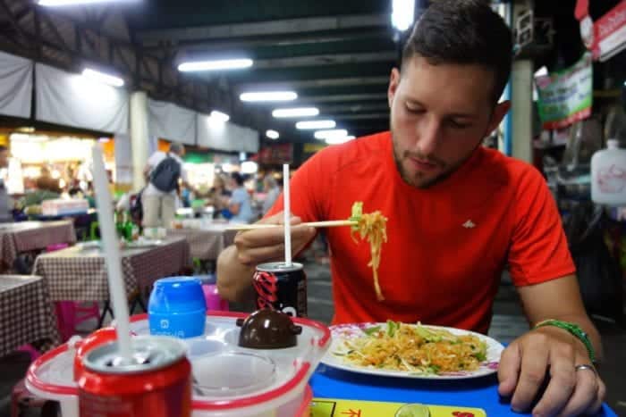 A guide to Chiang Mai: The amazing and adventure filled Thai city that instantly felt like home, Chiang Mai things to do, Doi Suthep, views, Elephants, elephant trekking, Elephant no riding, Elephant sanctuary, zipline, zip lining, jungle, gibbons, flight of the gibbon, temples, hiking, homestay, trekking, rent a scooter, rent a motorbike, pai, how to get to Pai from Chiang Mai, Mekong slow boat, Laos, Chiang Rai, Wat Suan Dok, Wat Pan Tao, Wat Pansao, Wat Lok Malee, Wat Sri Suphan, Wat Chiang Man, Wat Jet Yot, pad Thai, vegetarian food, markets, night market, Chiang Mai guide, what to do in Chiang Mai, Bangkok to Chiang Mai, monks trail, 
