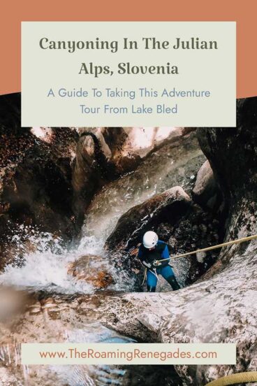 Canyoning in the stunning Julian Alps, Slovenia!