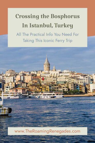 Crossing the Bosphorus in Istanbul…From Europe to Asia!
