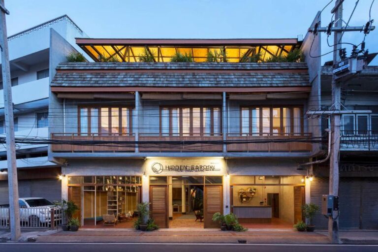 Hidden garden hostel in Chiang Mai, Thailand