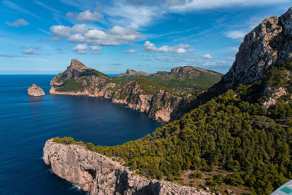 europe spain mallorca cap de formentor view mountain
