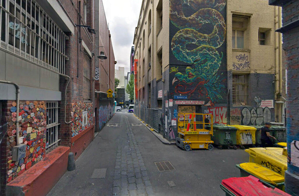 Drewery Place laneway in Melbourne